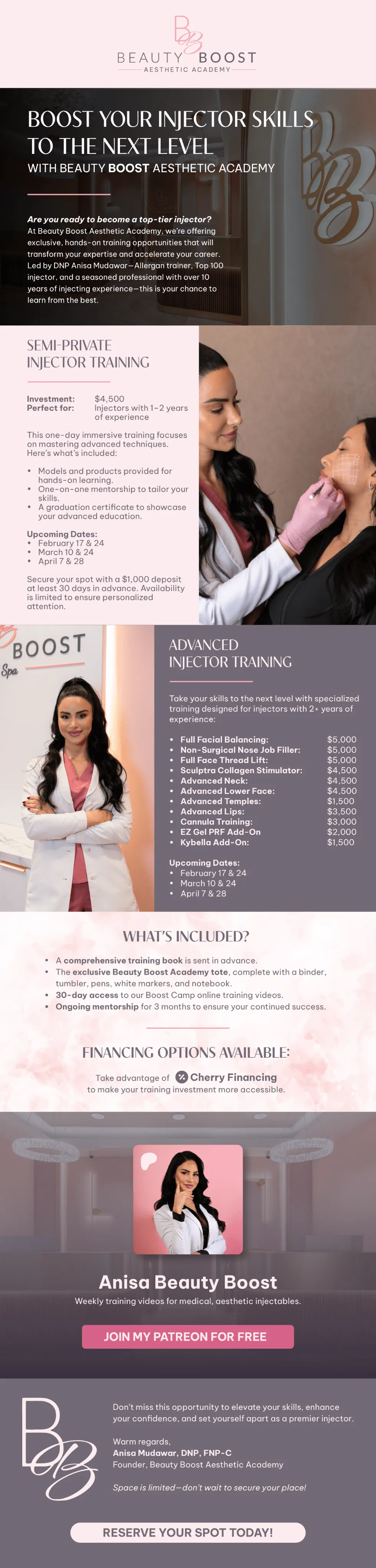 Beauty Boost Med Spa - Aesthetic Injector Training in Orange County & Newport Beach CA